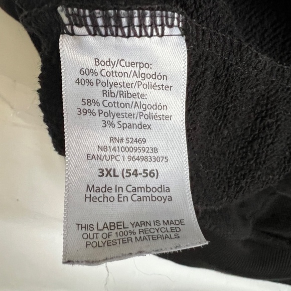 No Boundaries Nature Nurtures Black Hoodie Psuchedelic MUSHROOMS 3XL Oversized - Picture 6 of 7